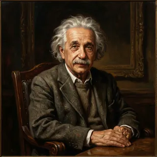 Albert Einstein portrait